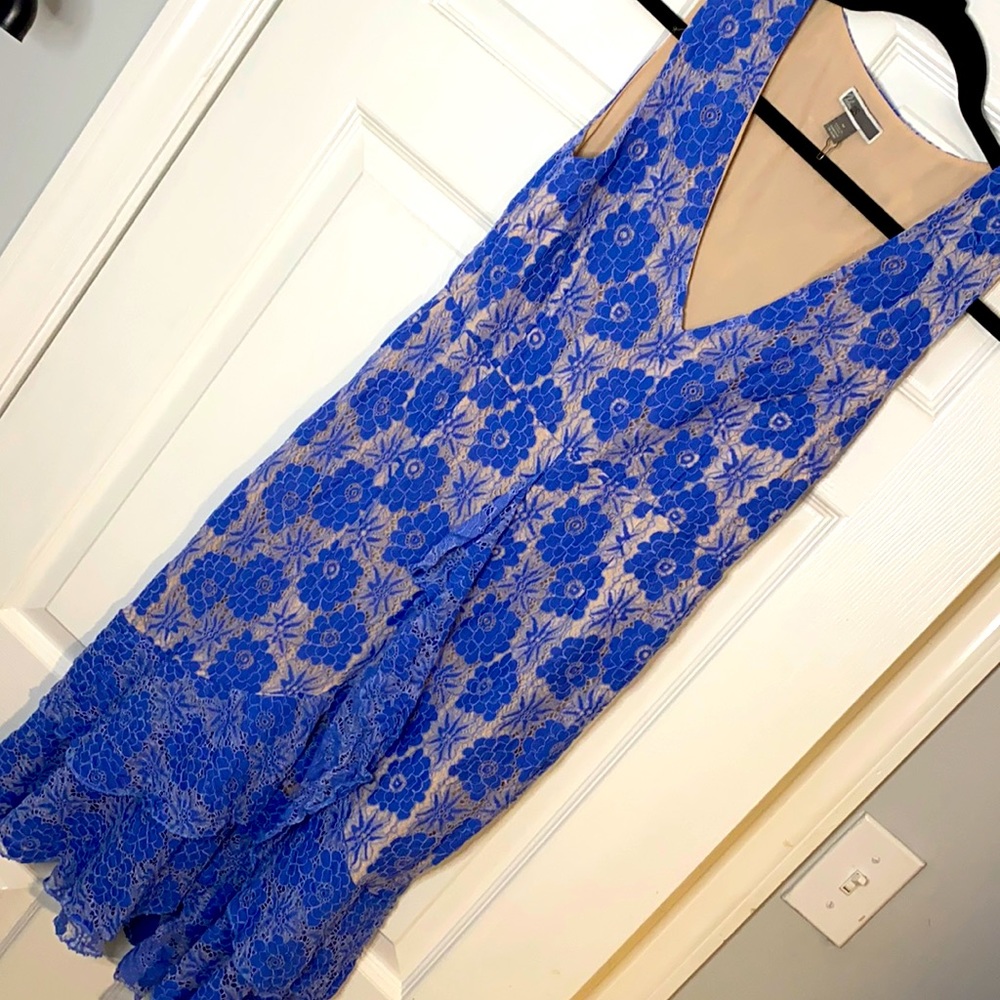 Chelsea 28 Blue flower lace dress